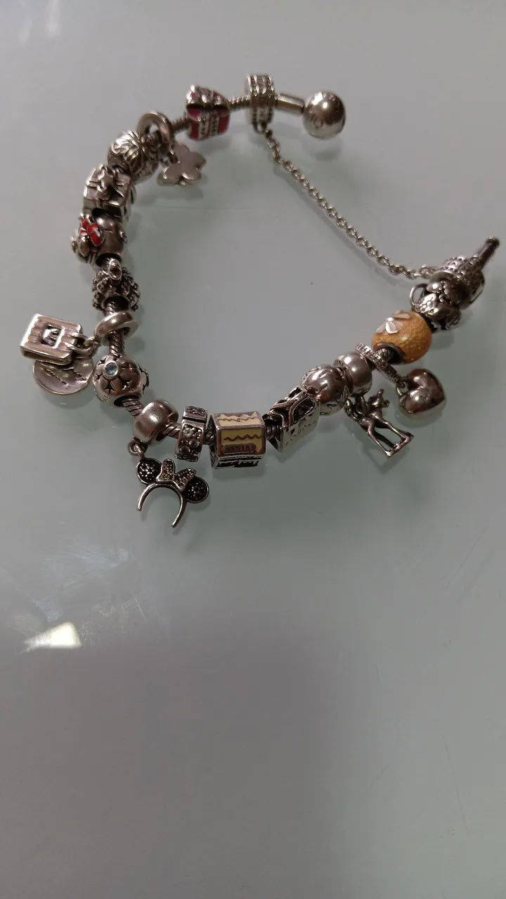 Pulseira Pandora de prata