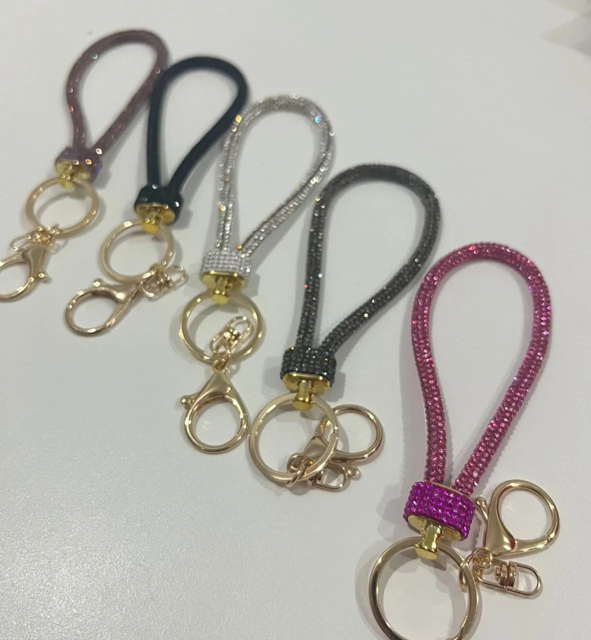 Chaveiros com detalhes em strass - Lindos e estilosos! - Foto 3