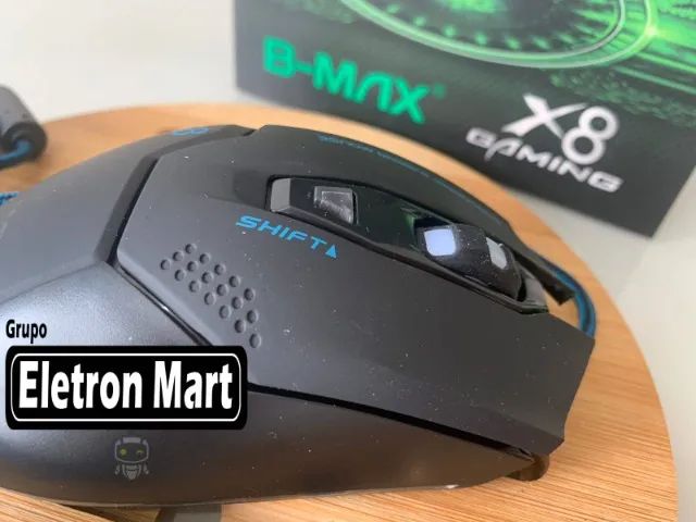 Mouse Gamer Profissional B-max Gaming 6d 3200dpi - X8 Gaming - Foto 2