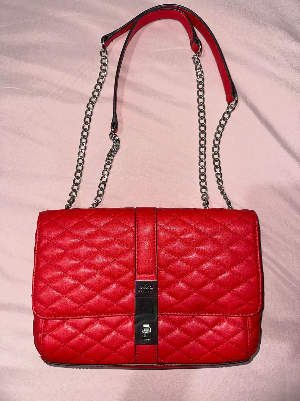 BOLSA VERMELHA GUESS LOS ANGELES 