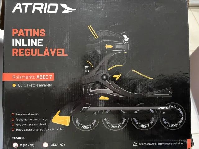 Patins Atrio novos 33/36 