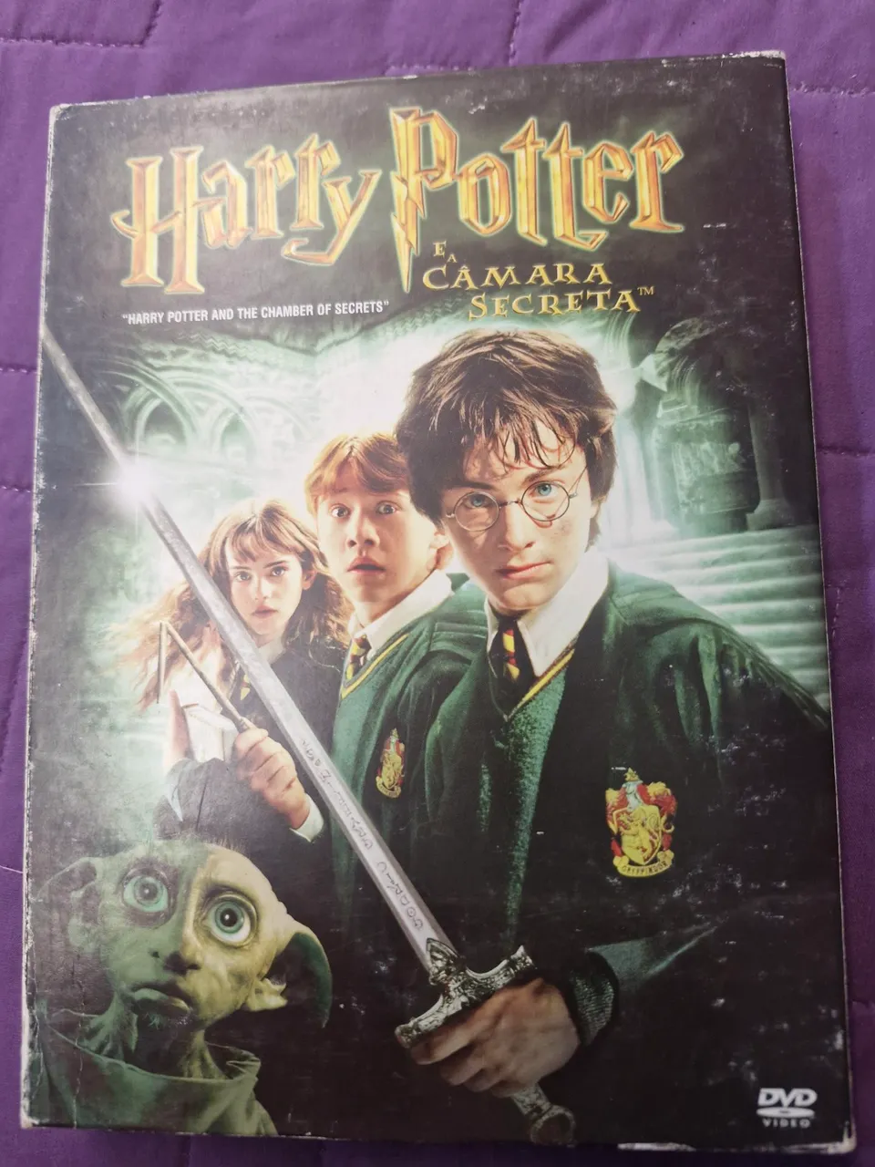 DVD DUPLO de Harry Potter e a Câmara Secreta seminovo