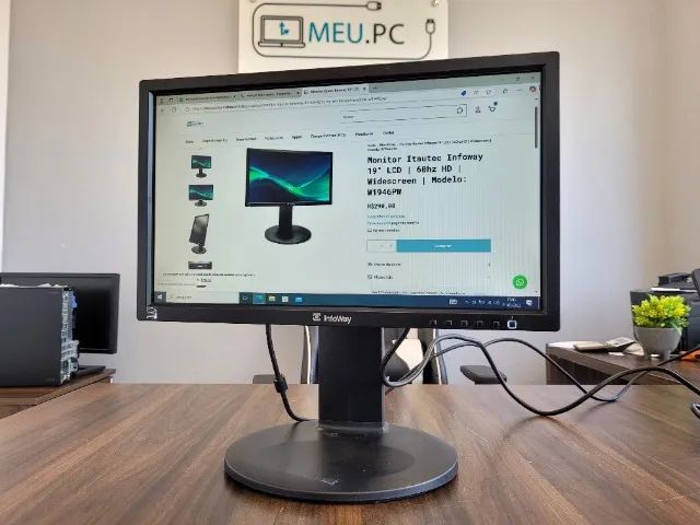 Monitor Itautec Infoway 19" LCD | 60hz HD | Widescreen | Modelo: W1946PW