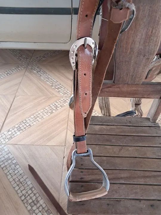 Arreio Cutuco Três Argolas... Usado somente 2 vezes!! - Foto 3