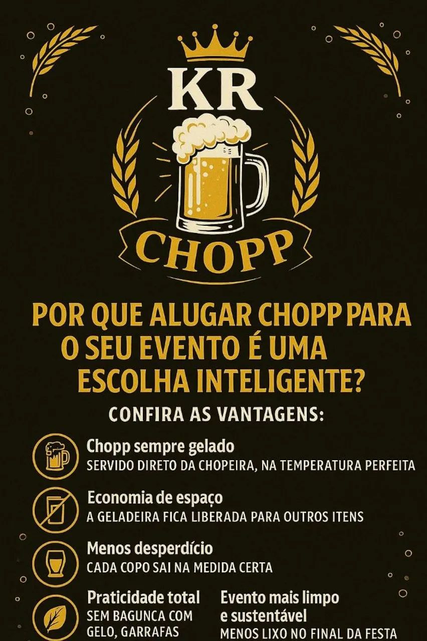 Contrate Hoje 20 por 399,00 Litros de Chopp pilsen com a nossa chopeira personalizada - Foto 4