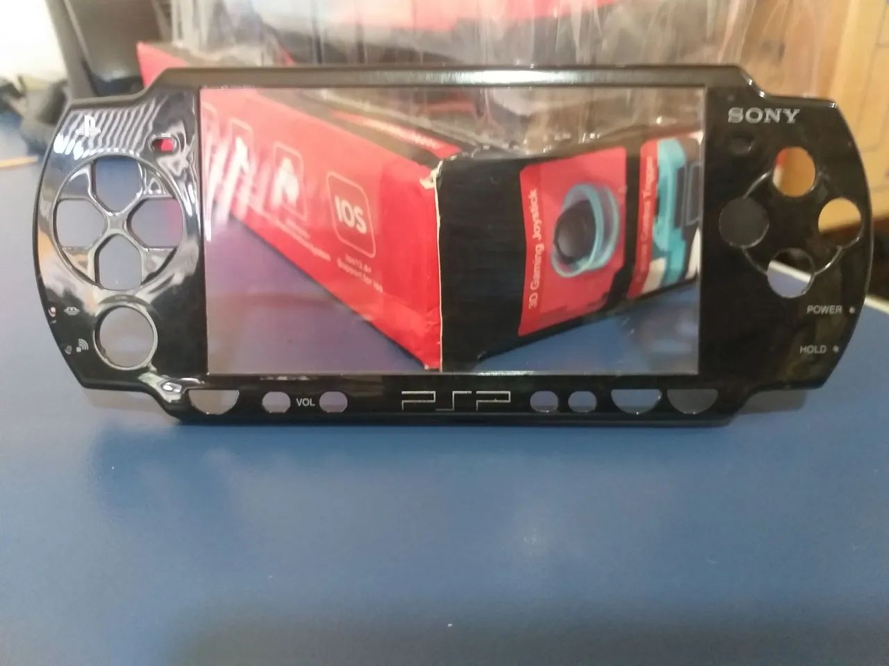 Carcaça Frontal PSP Slim 3001-3010 Preto