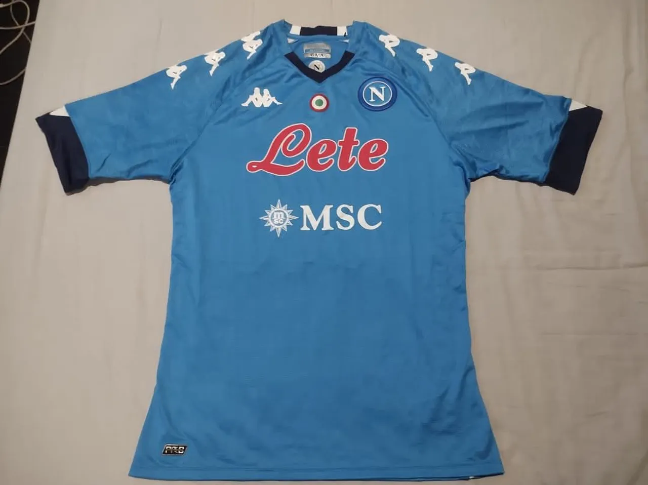 Camisa Kappa Napoli home 2020/2021 tamanho XXG (veste G) (nova)