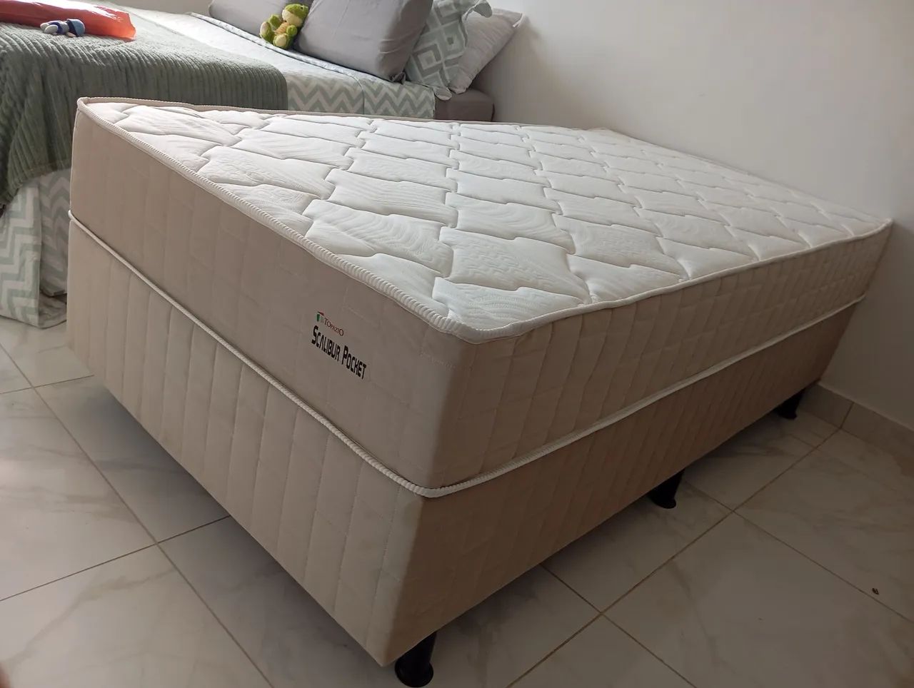 Cama Box solteirão spring Pocket molas ensacadas 