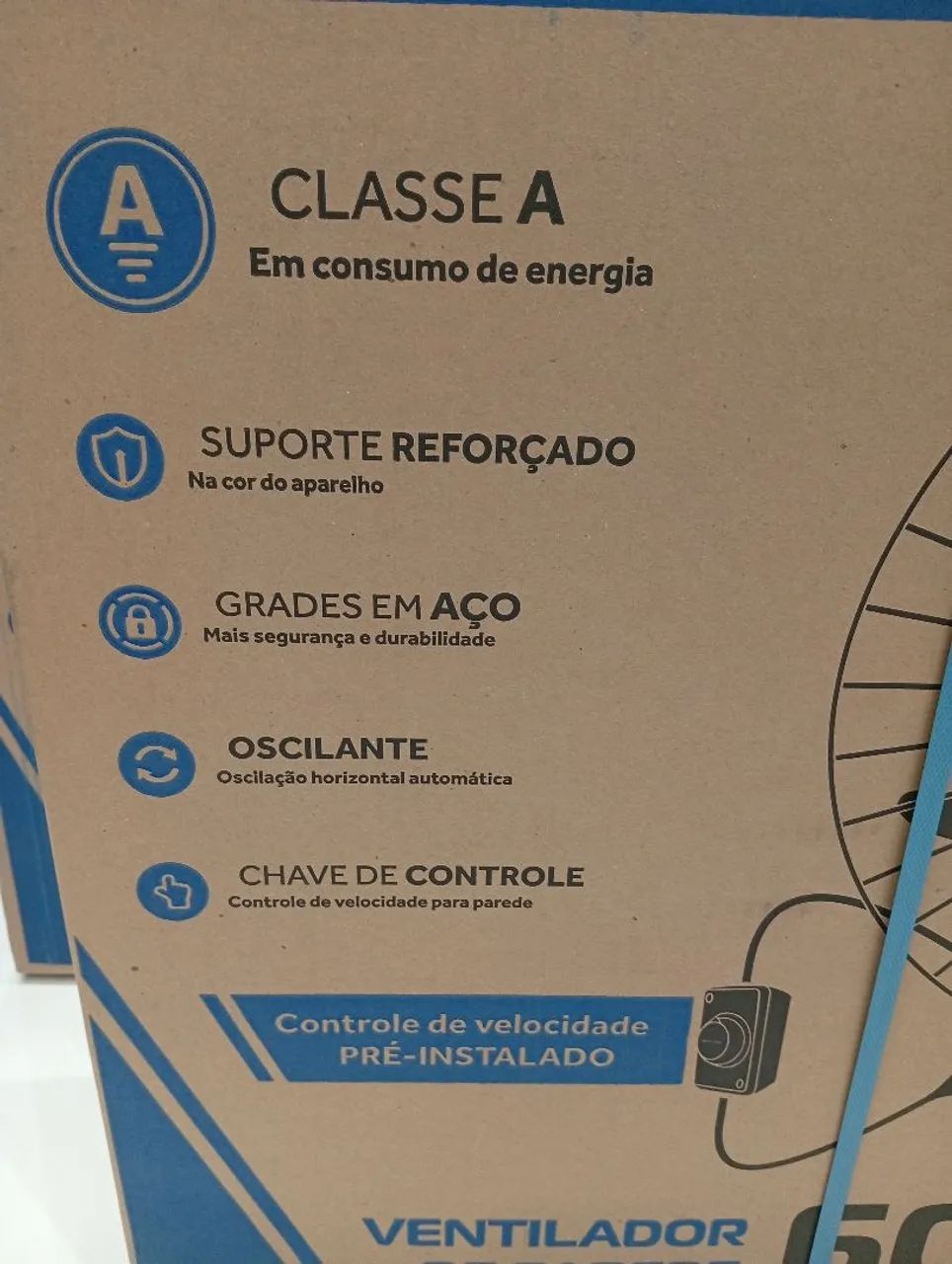 Ventilador de parede 50/60 cm - Foto 6
