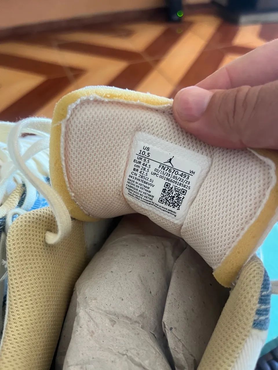 Air Jordan world make Japan sashiko denim  - Foto 3