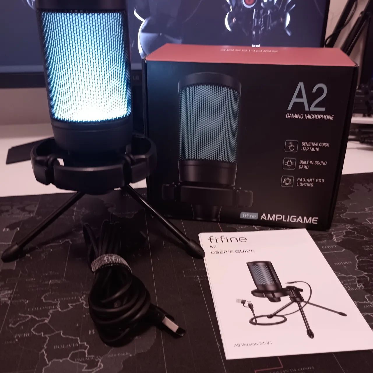 (novo) Microfone Fifine A2 condensador - Foto 2