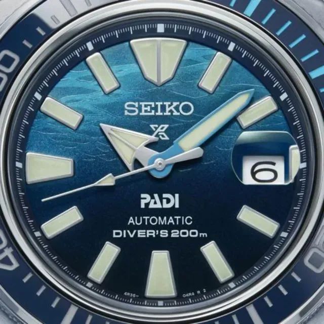 Relógio Seiko Padi Samurai Scuba Special Edition Divers Automático Azul SRPJ93 - Foto 3