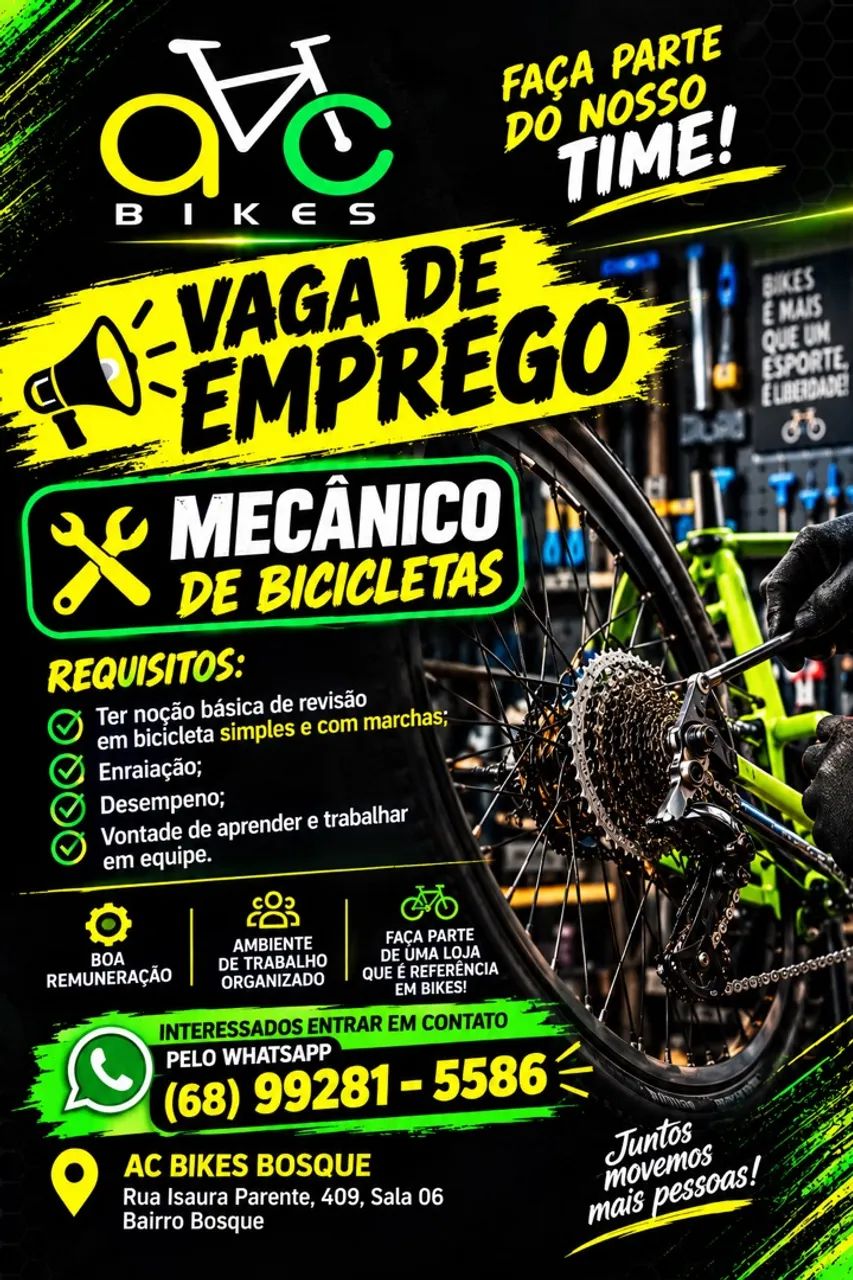 MECÂNICO DE BICICLETAS