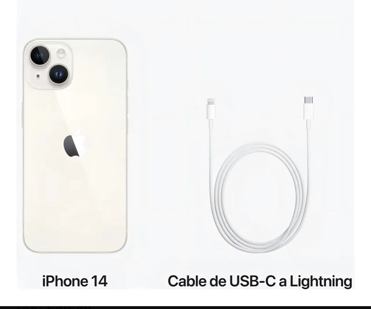 Apple iPhone 14 (256 Gb) - Branco estelar (Novo com caixa aberta