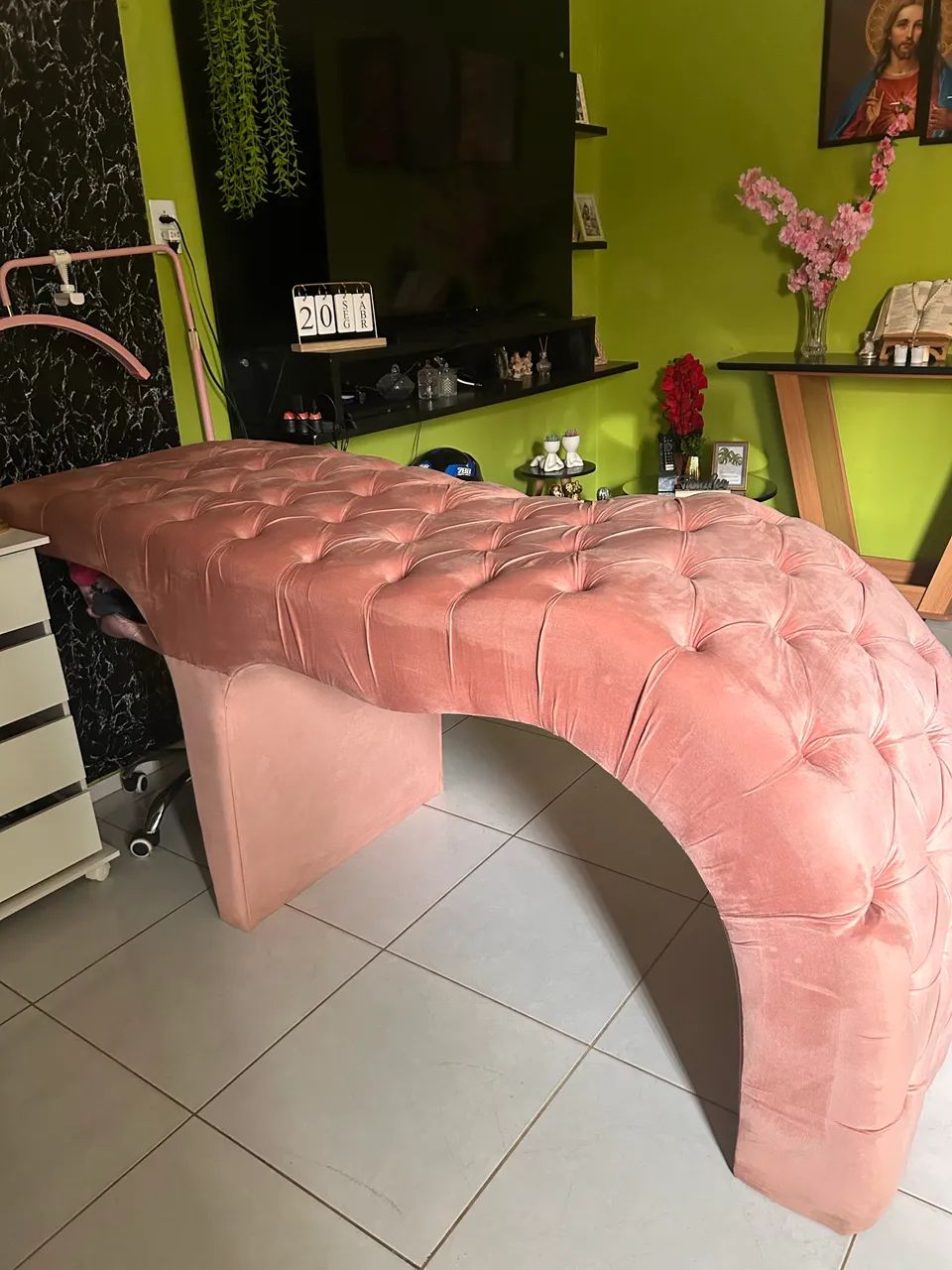Maca profissional e Luminária meia Lua - Foto 2