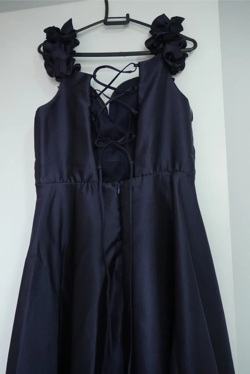 Vestido Longo Azul Marinho  - Foto 5
