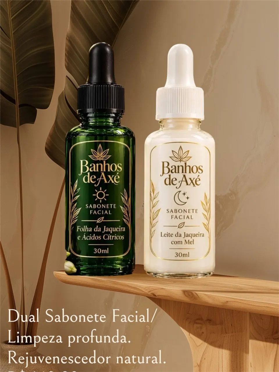 Duo com 2 sabonetes faciais -  líquido 30ml  - Foto 5