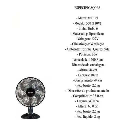 Ventilador de mesa - Foto 2