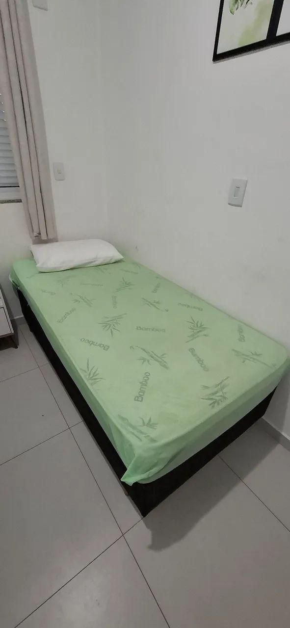 ? CAMA BOX SOLTEIRO + COLCHÃO - ÓTIMO ESTADO - Foto 3