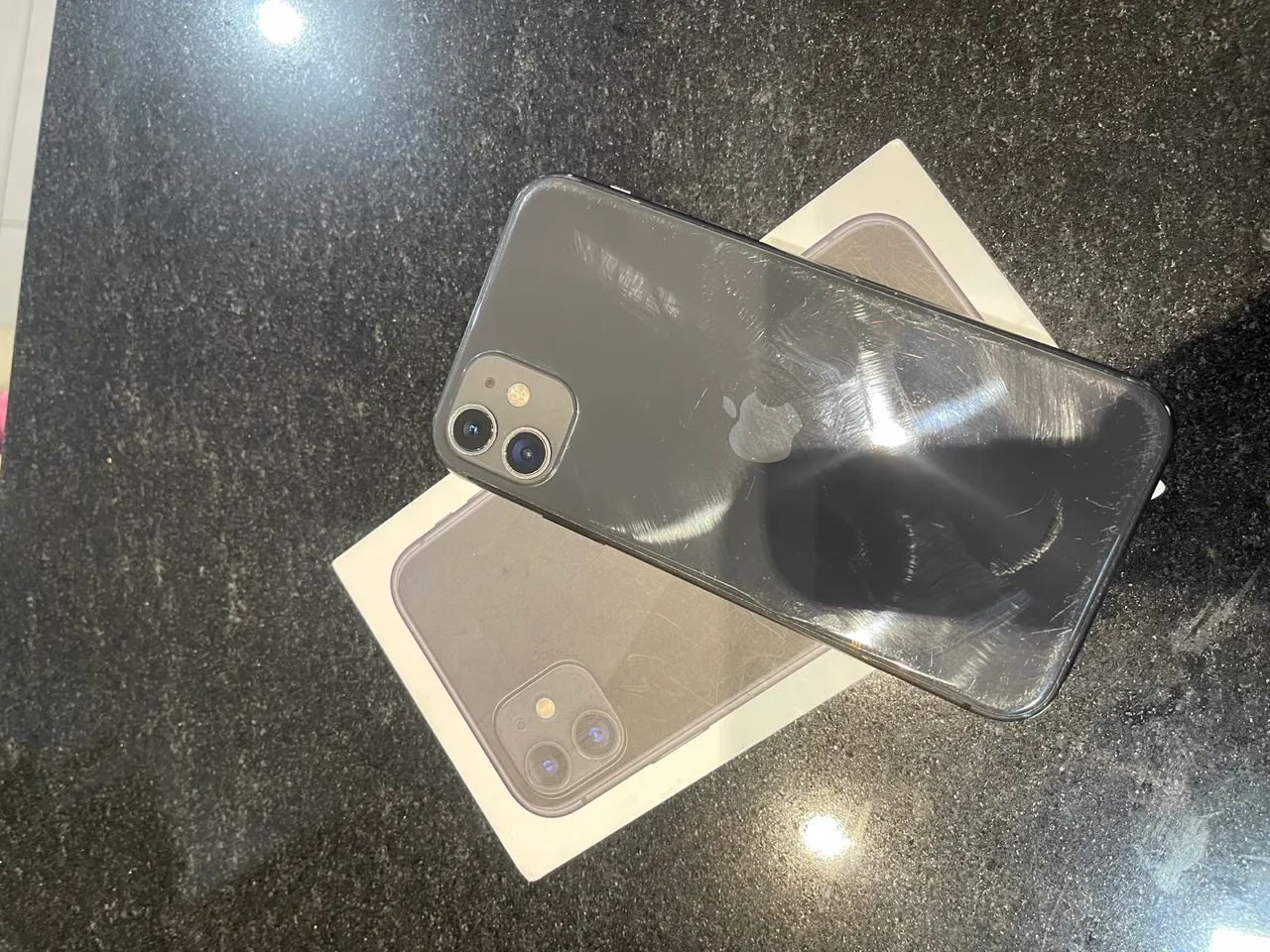 iPhone 11 Preto 128GB - Caixa + Bateria Nova e Tela Trocada - Foto 3
