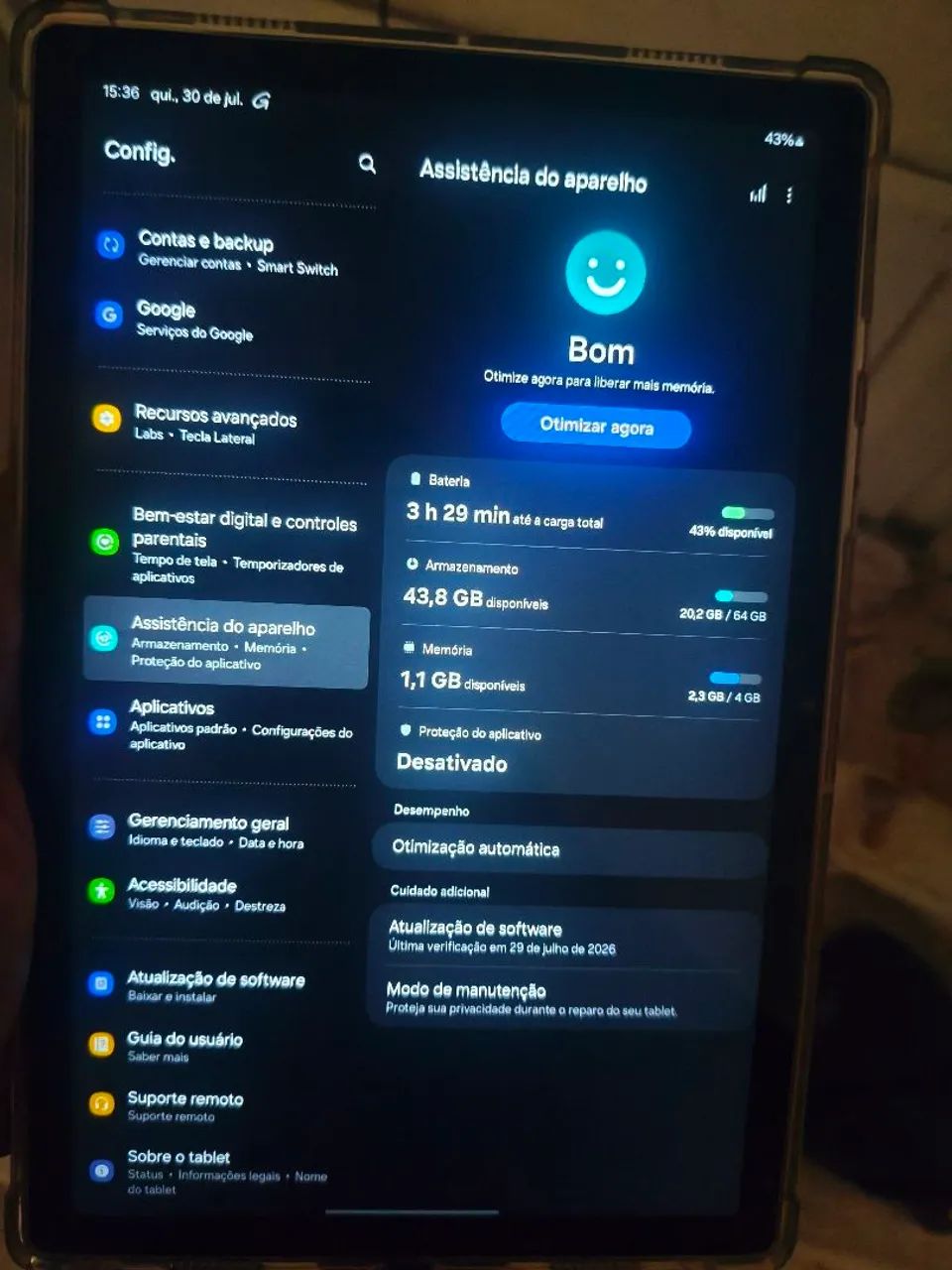 Vendo tablet Samsung A8 10 polegadas muito bom trabalho pra sair rápido 800 reais leva - Foto 3