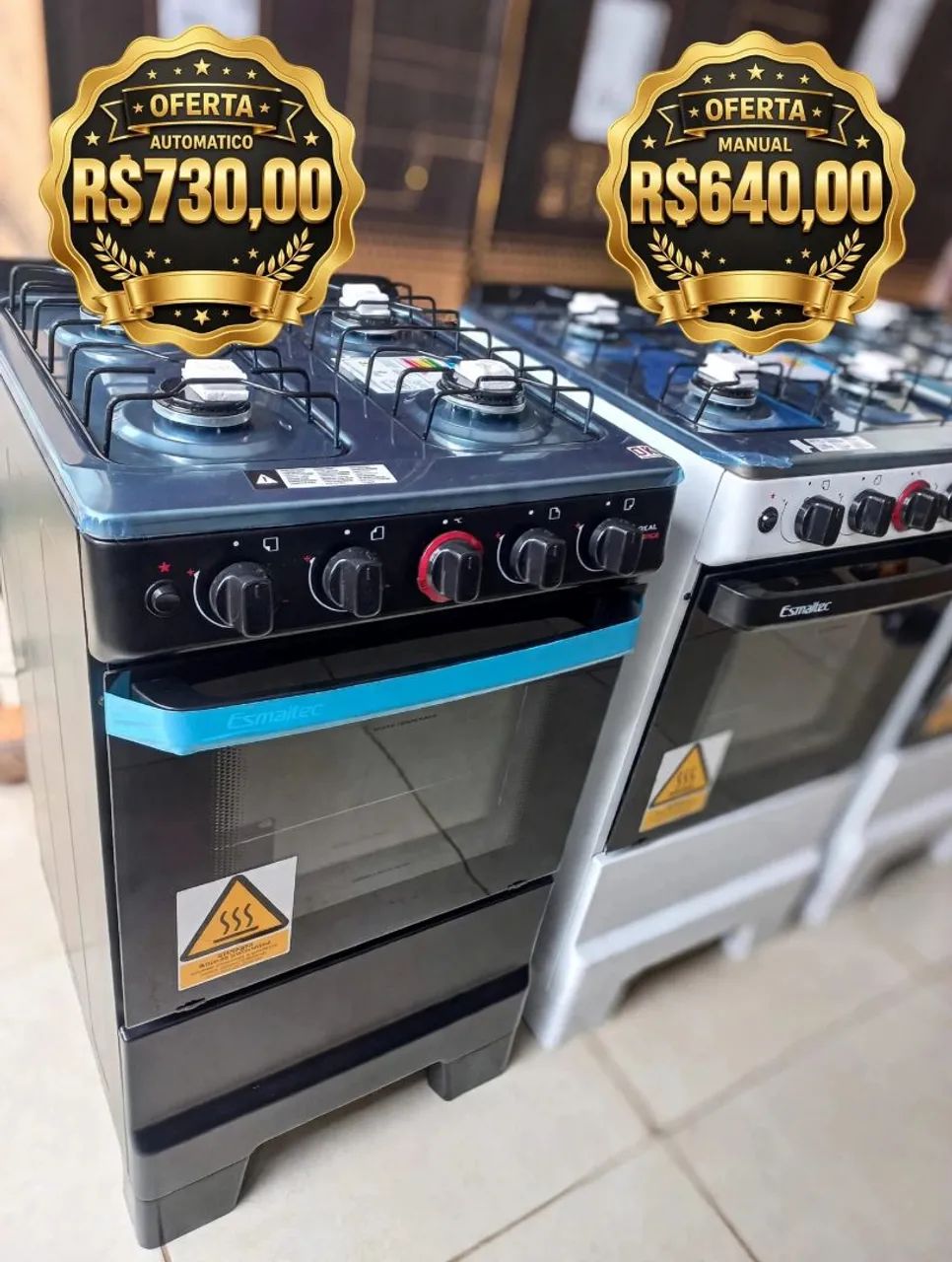 Fogão novo na caixa 