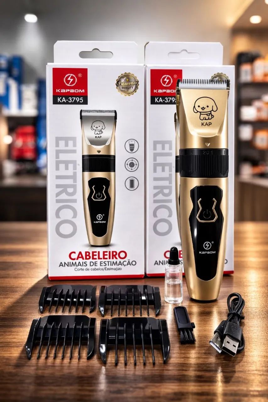 Máquina de Tosa Elétrica Portátil para animais de Estimação KAPBOM KA-3795