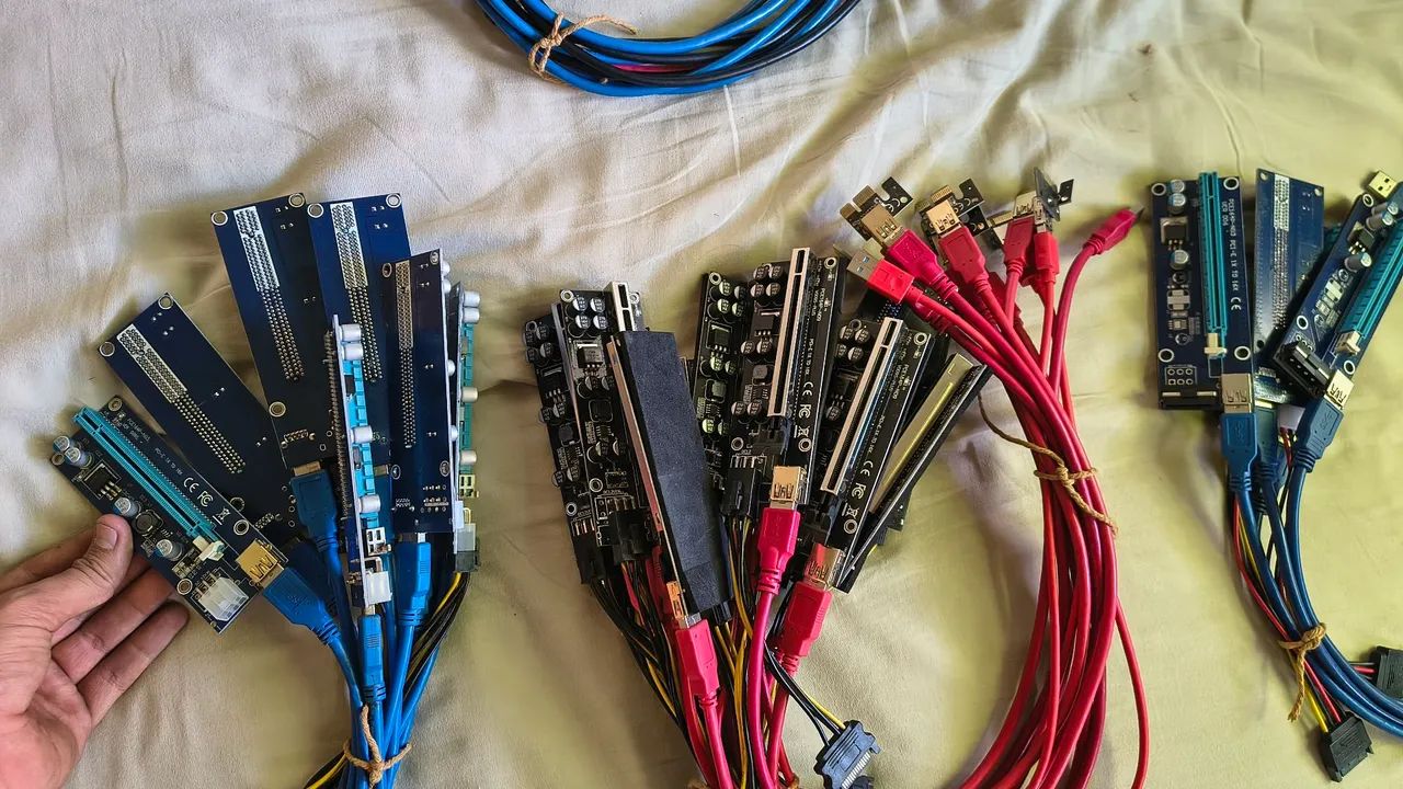 Kit 40 adaptadores risers e acessórios ENVIO OLX - Foto 2