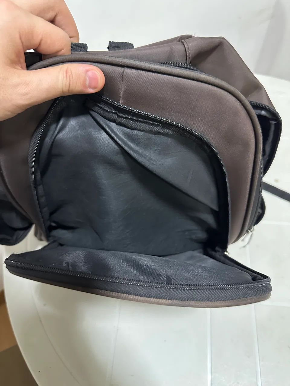 MOCHILA MARROM - Foto 5