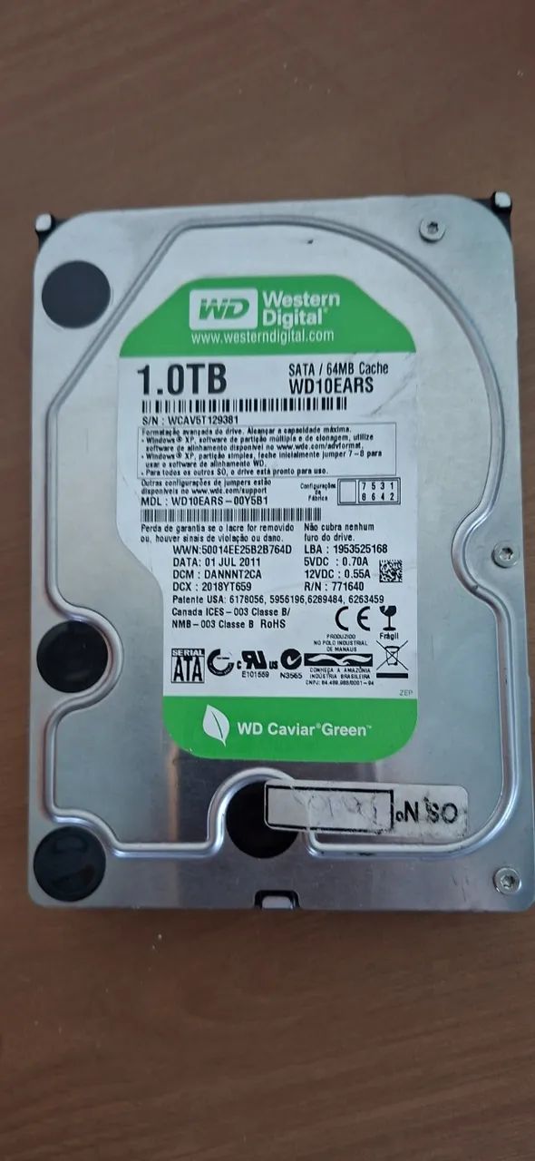 HD 1tb 2TB 500GB PC ou NOTEBOOK - Foto 2