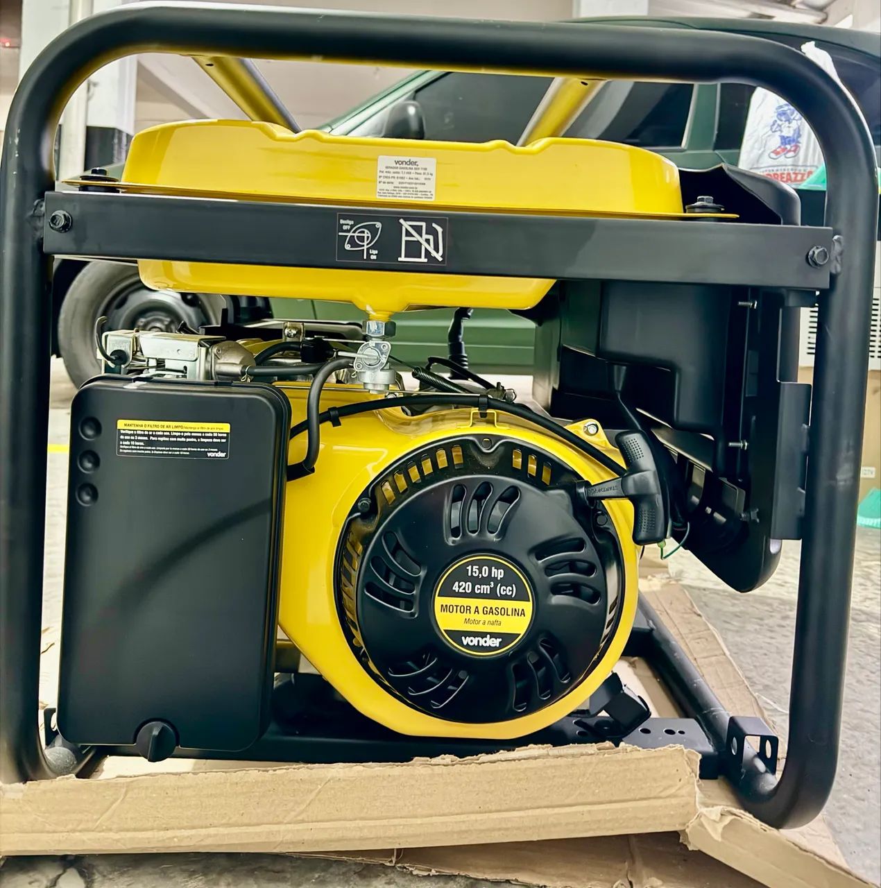 Gerador Vonder GGV 7100 a Gasolina | Partida Elétrica | 110V/220V | Excelente Estado
