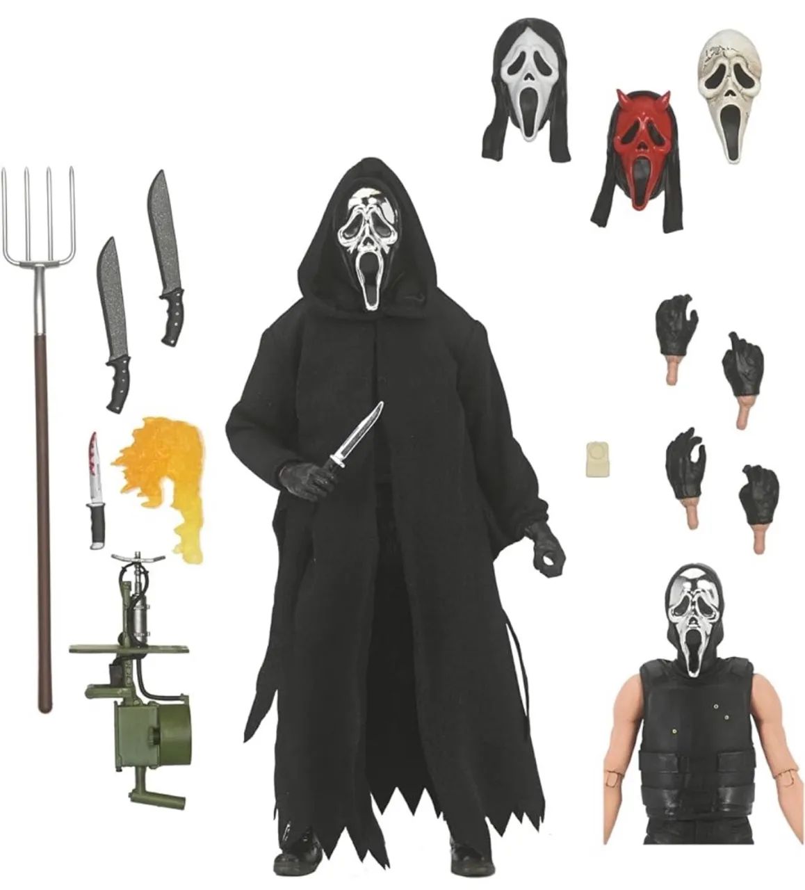 Kit figure Ghost Face Inferno (Ultimate) da NECA - Foto 4
