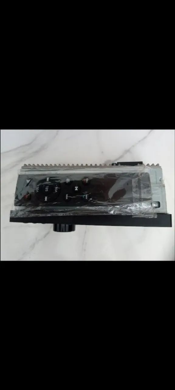 Mp5 Player 1din rádio estéreo com controle e chicote para instalação!  (Aparelho novo) - Foto 2