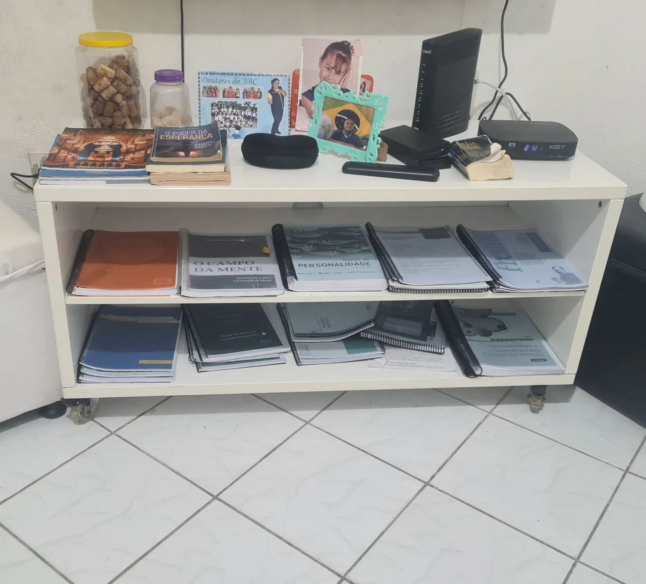 Rack projetado branco 300 reais