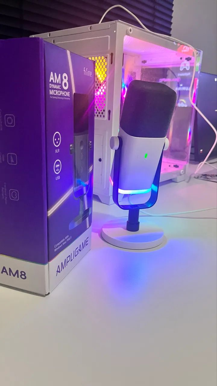 MICROFONE FIFINE AM8 NOVO APENAS TIRADO DA CAIXA - Foto 4