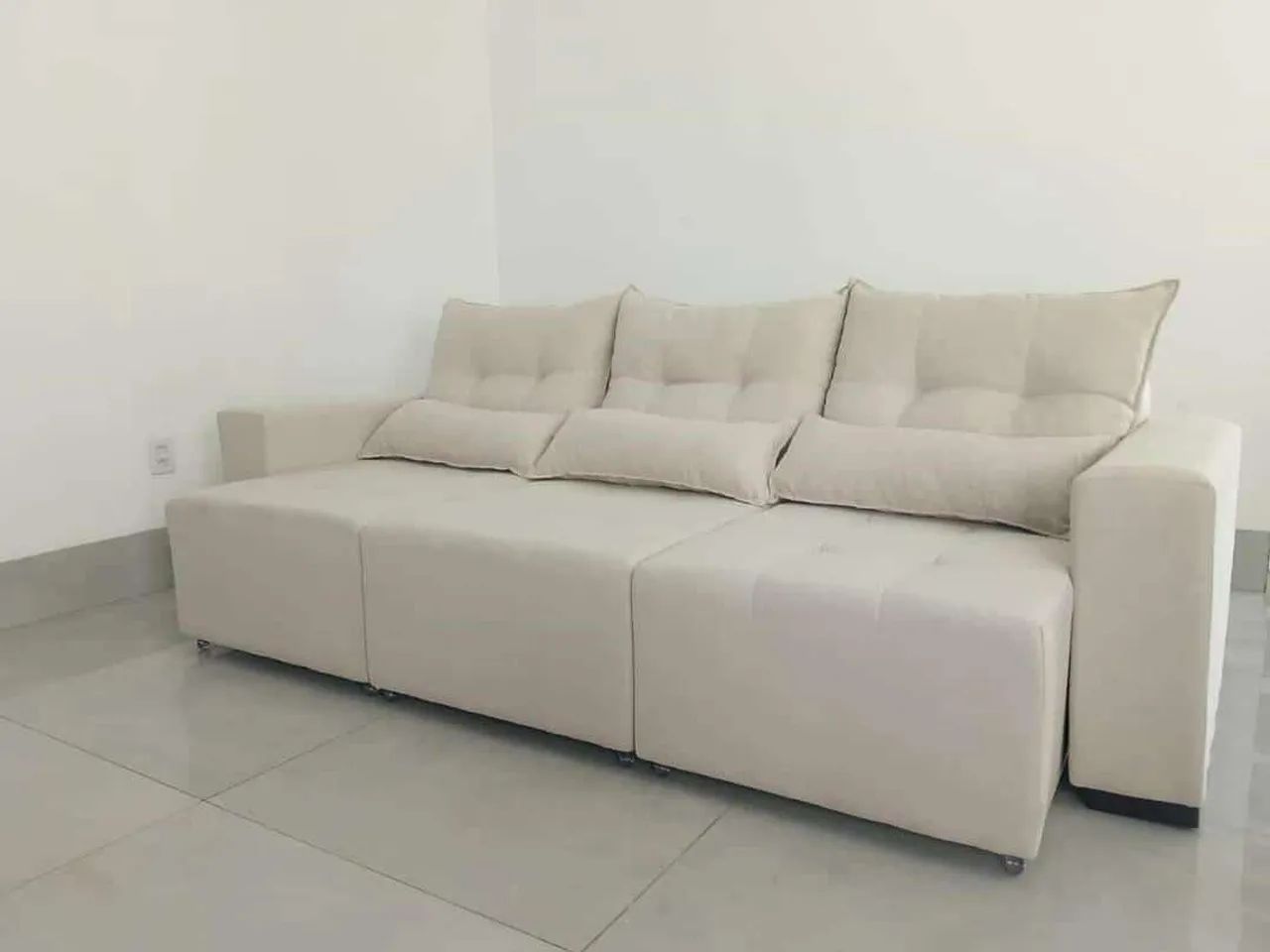 Sofá retrátil - 3 lugares 65562846929025120