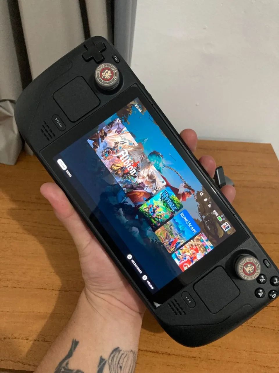 Steam Deck LCD 512Gb com dock e upgrades - Consoles de Vídeo Game