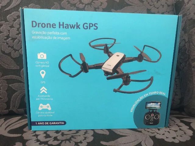 Drone Original Multilaser Hawk Es257 Preto Hd 2.4ghz 1 Bateria (Usado) - Foto 4
