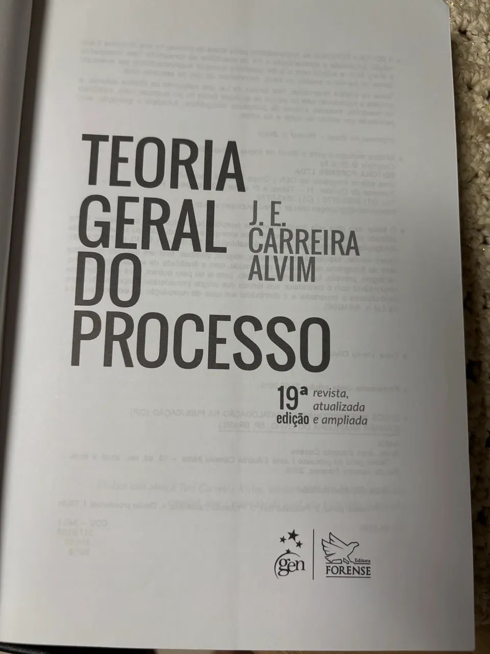 Teoria geral do processo J.E. Carreira Alvim  - Foto 2