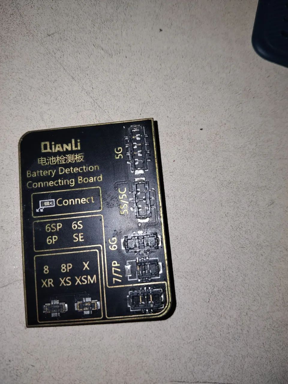Placa qianli  carregar bsteria iphone