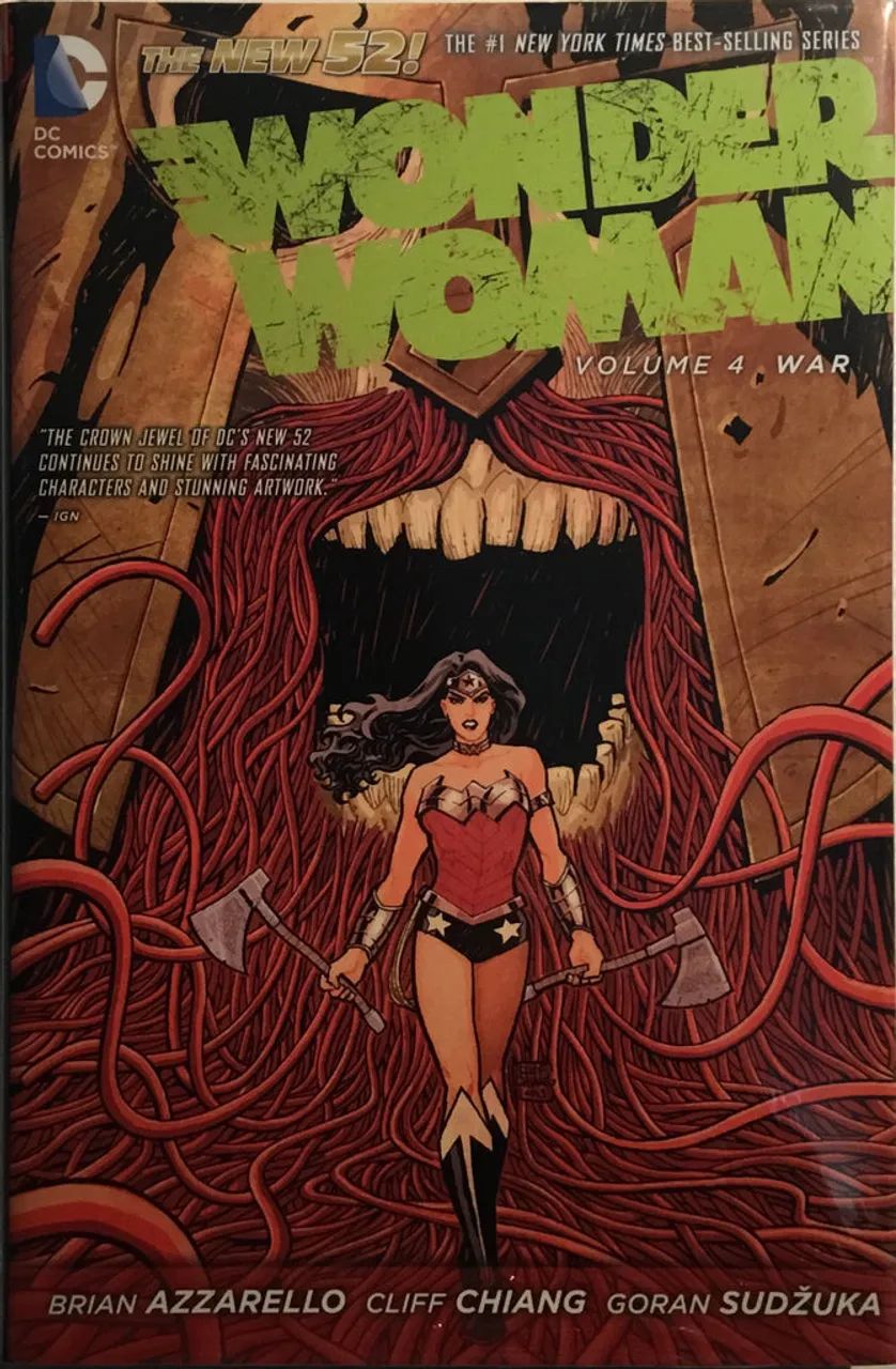 Hqs importadas Wonder Woman capa dura War Bones and flesh New 52 - Foto 2