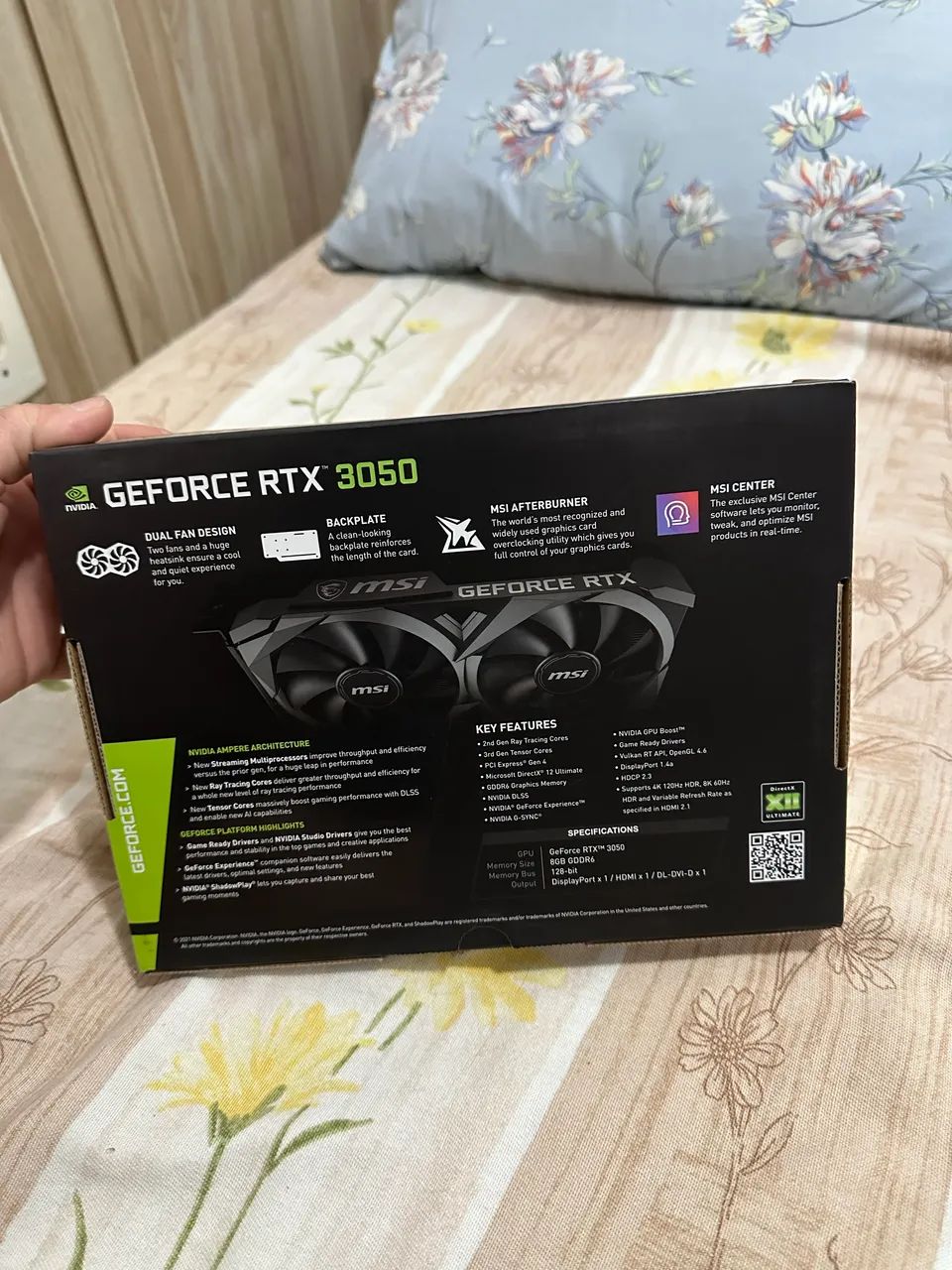 Vendo placa de video Nvidea RTX 3050 8gb - Foto 2