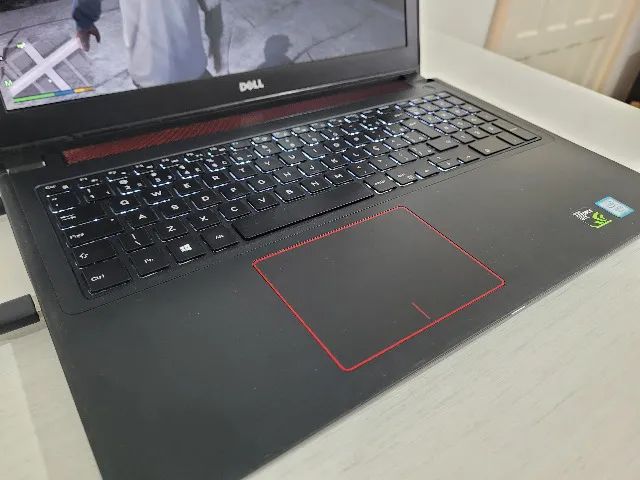 Notebook Dell Gamer Core i5 com 16GB de RAM Nvidia GTX dedicada Windows
