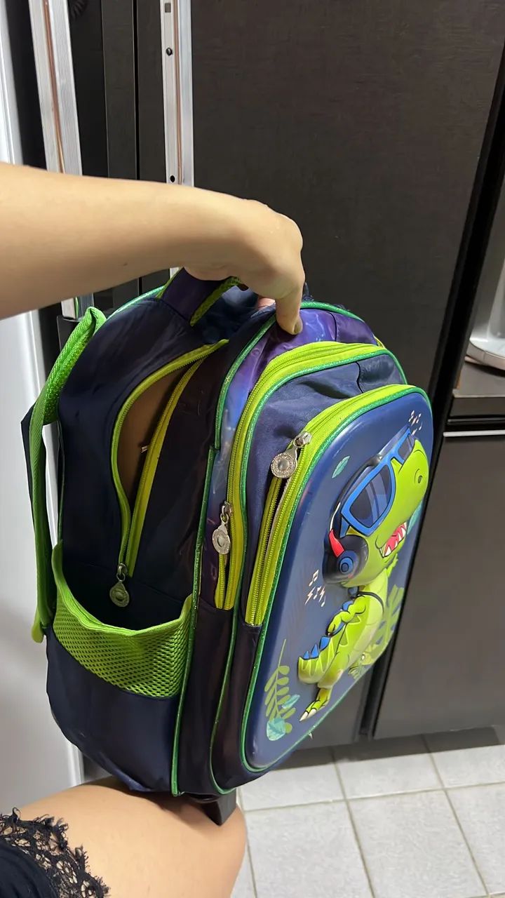 Bolsa escolar e lancheira 