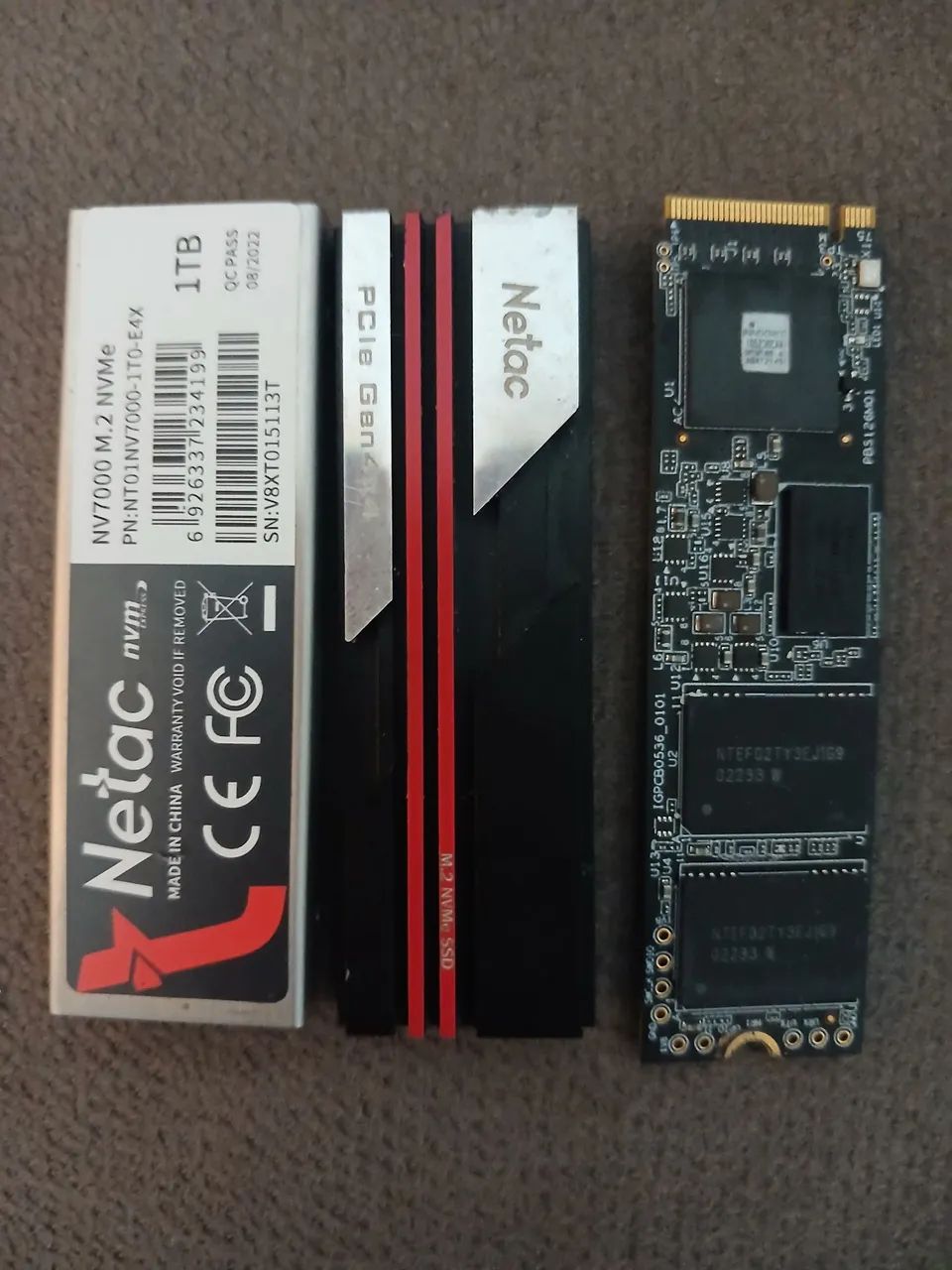 Ssd nvme 1 tera pcle 4.0