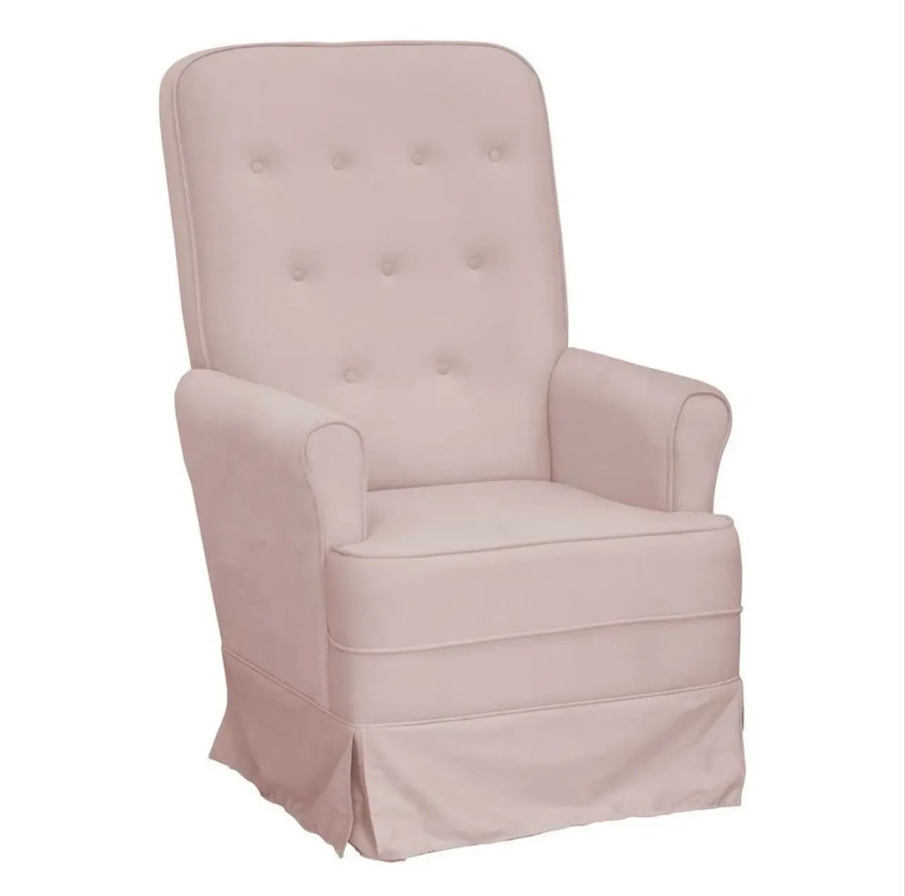Poltrona Maria Clara com puff Rosa Rose  - Foto 3