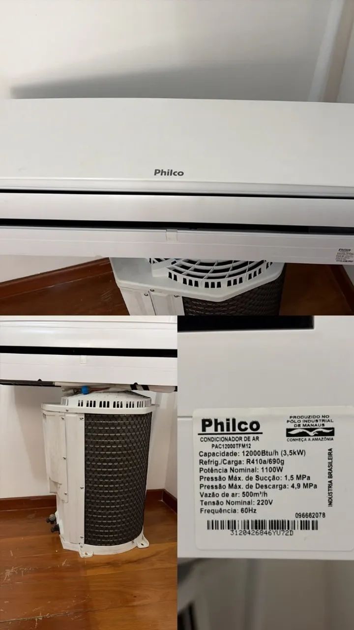 Ar-Condicionado Split - Philco 12.000 BTU/h  - Foto 4