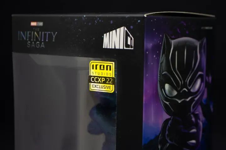 Estátua Black Panther - Exclusivo CCXP 2022 - Marvel - MiniCo - Iron Studios  - Foto 2