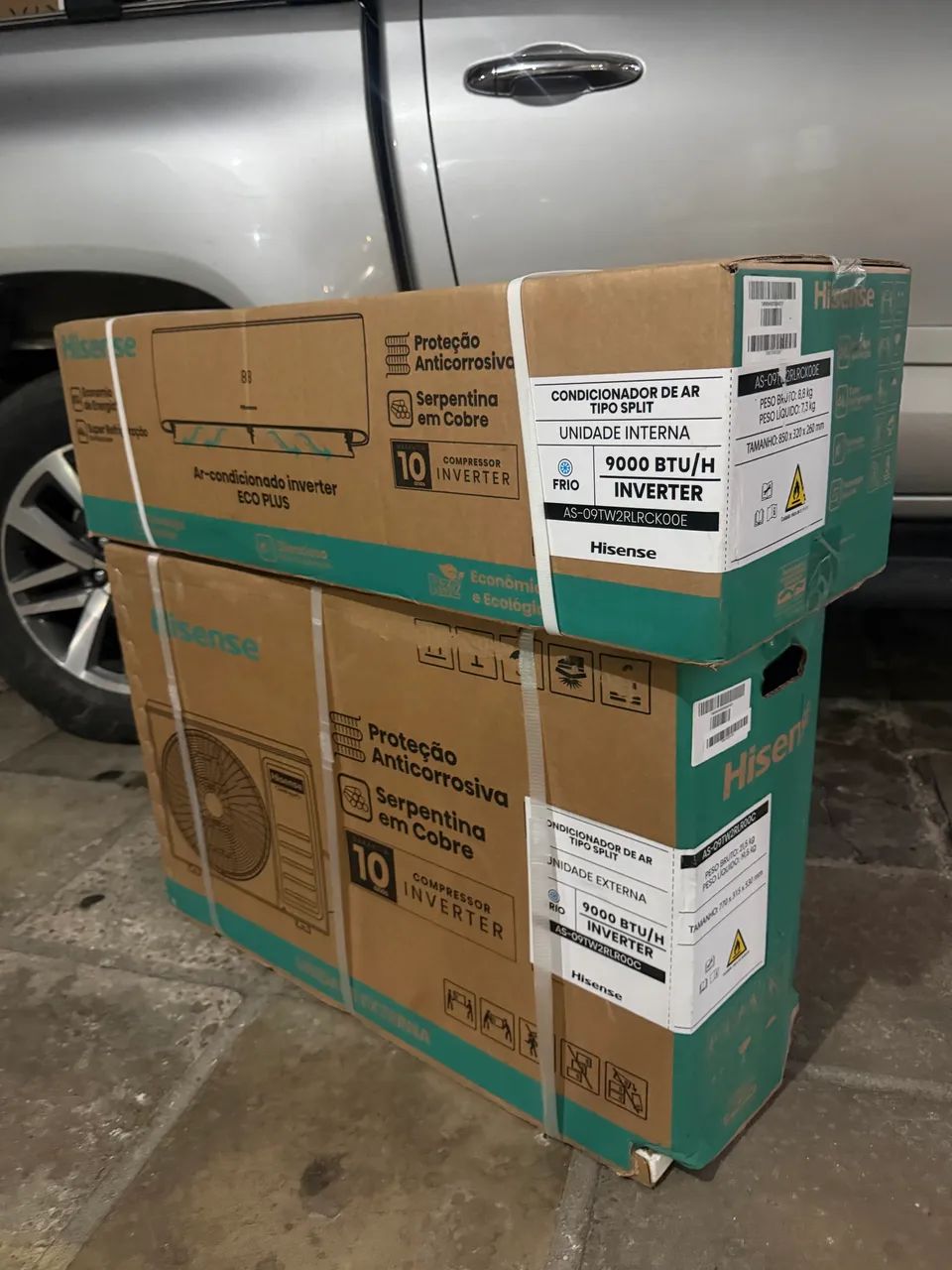 Ar-condicionado HISENSE 9.000 mil BTUS INVERT  - Foto 3