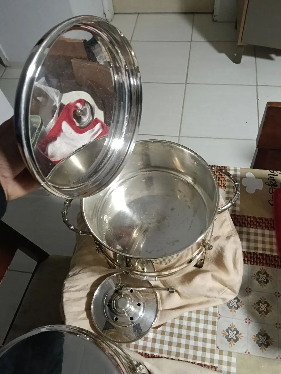 Panelas de prata (Rechaud) - Foto 3